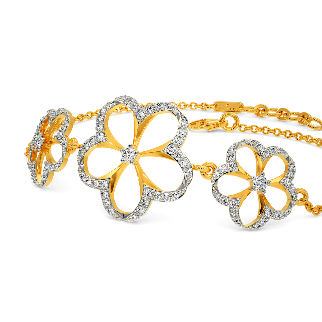 Bloom Like Magnolia Diamond Bracelets