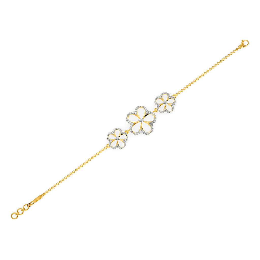 Bloom Like Magnolia Diamond Bracelets