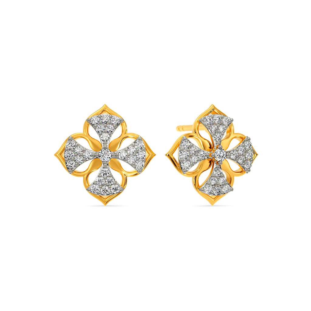 Bloom Like Magnolia Diamond Earrings