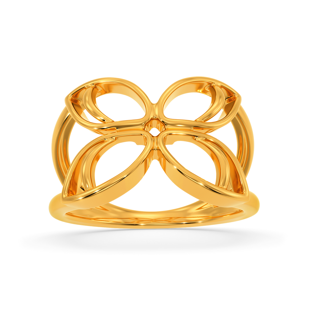 In a Flora Land Gold Rings alternate view 3