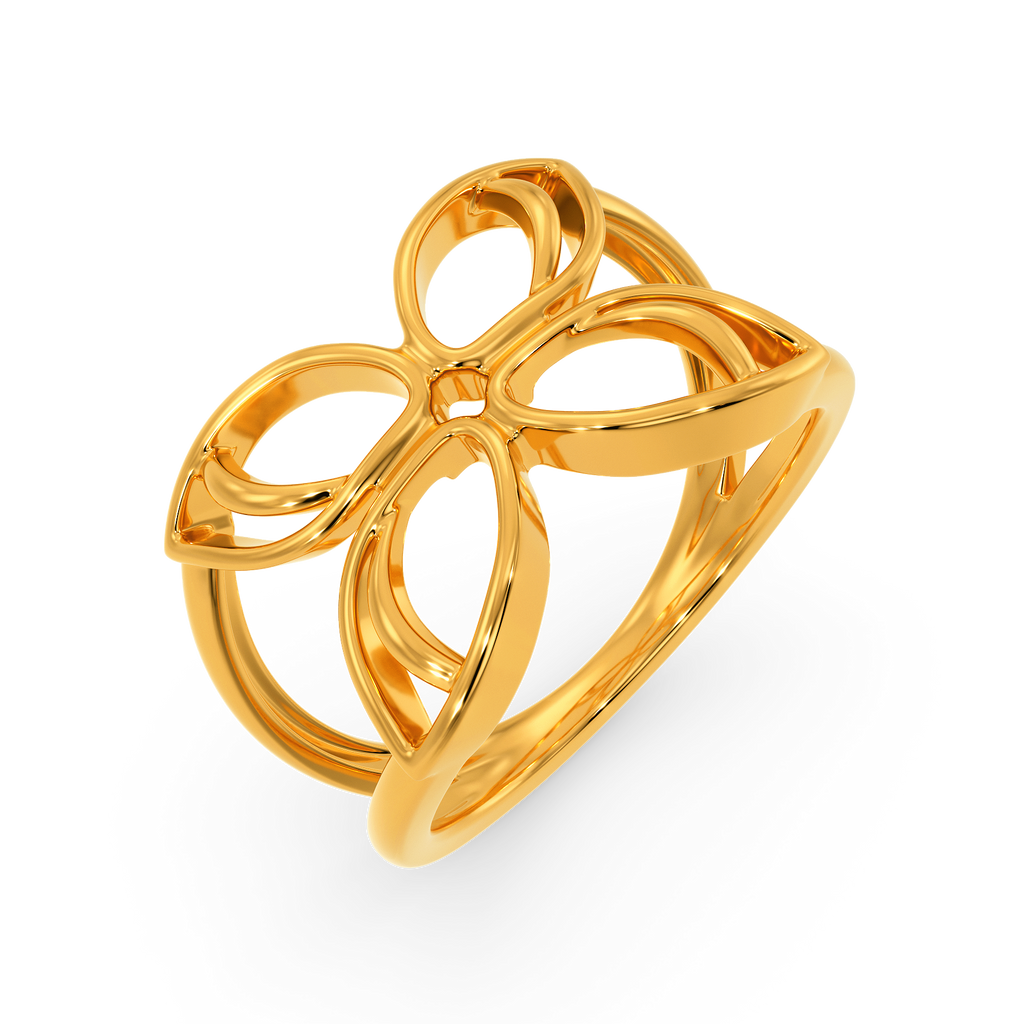 In a Flora Land Gold Rings