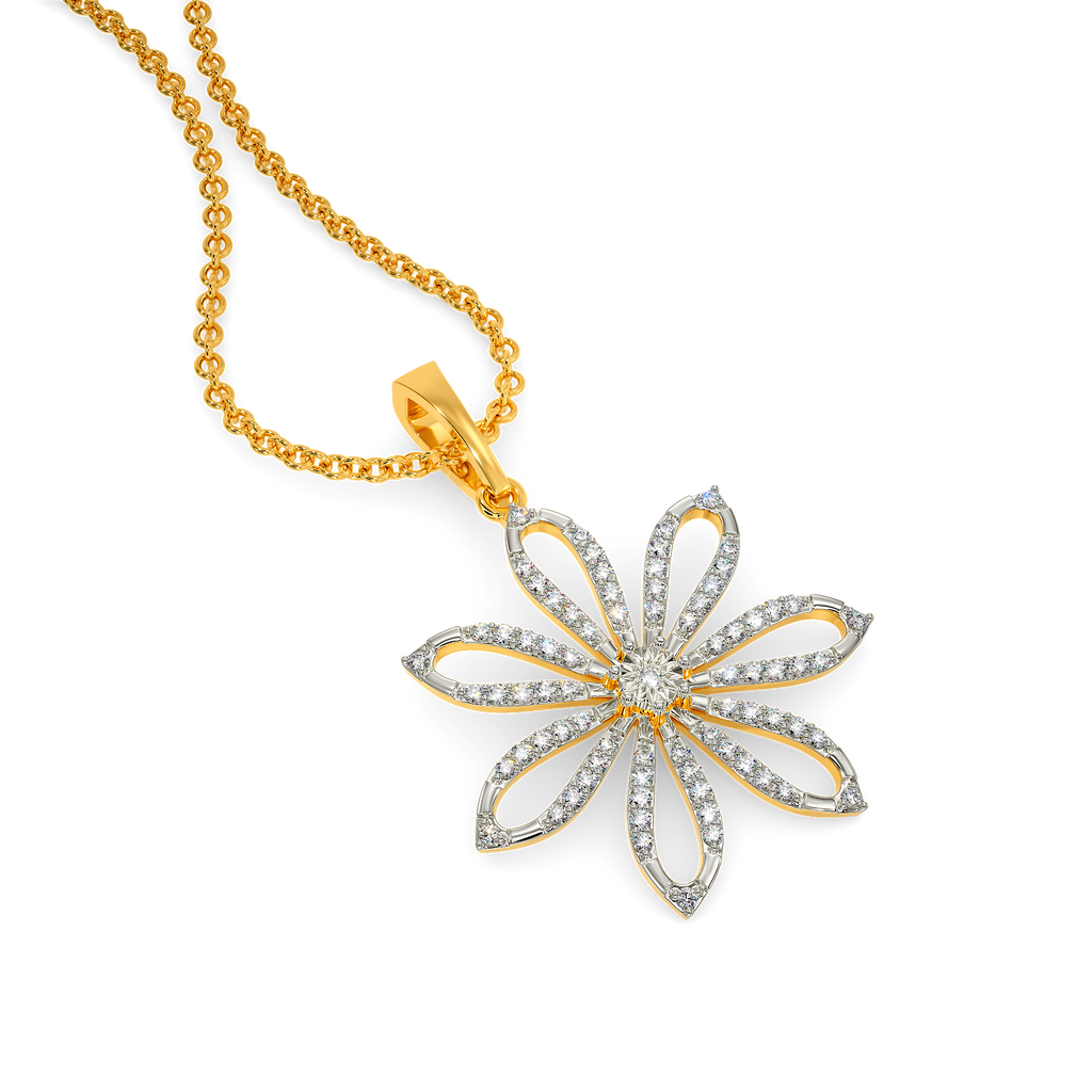 Season de Flora Diamond Pendants