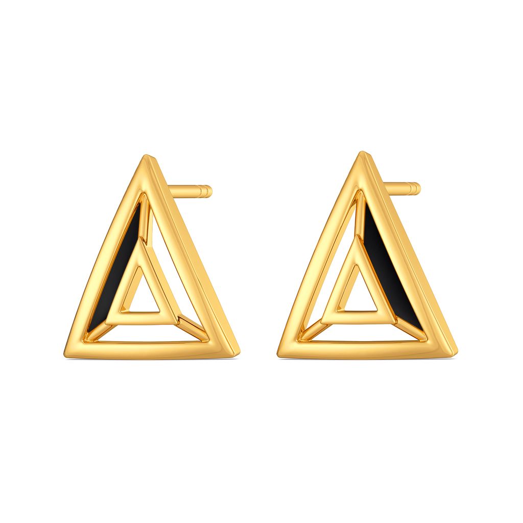 Trench to Toe Gold Earrings