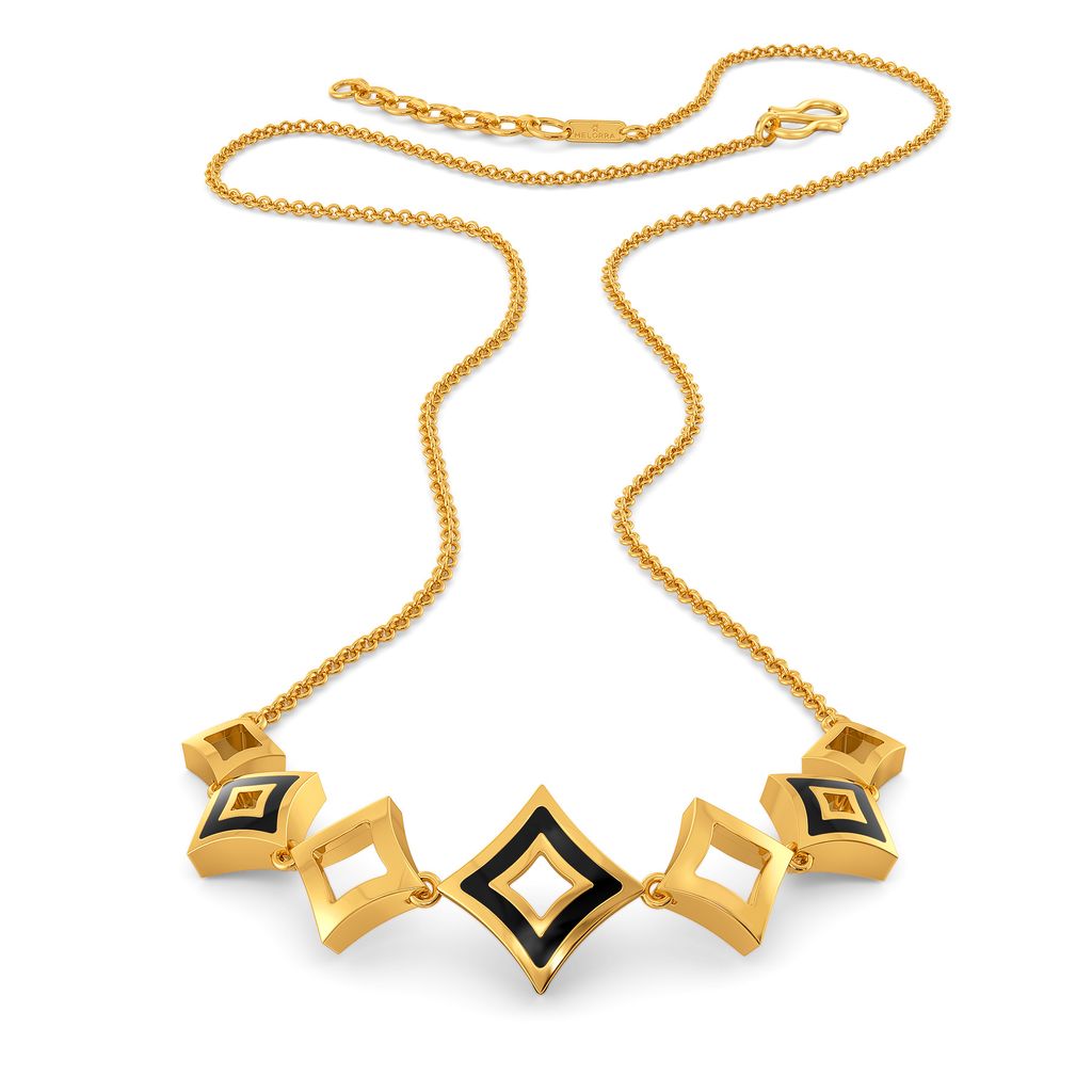 Daring Edges Gold Necklaces