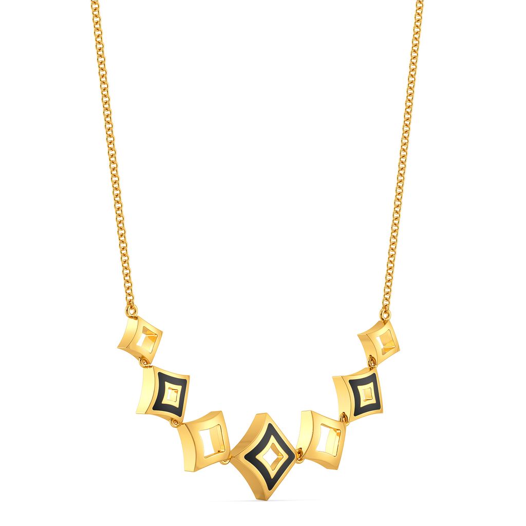 Daring Edges Gold Necklaces