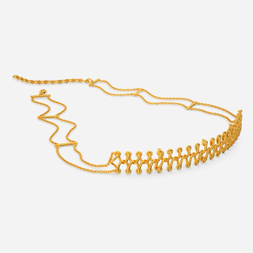 Two Loop Knot Gold Necklaces