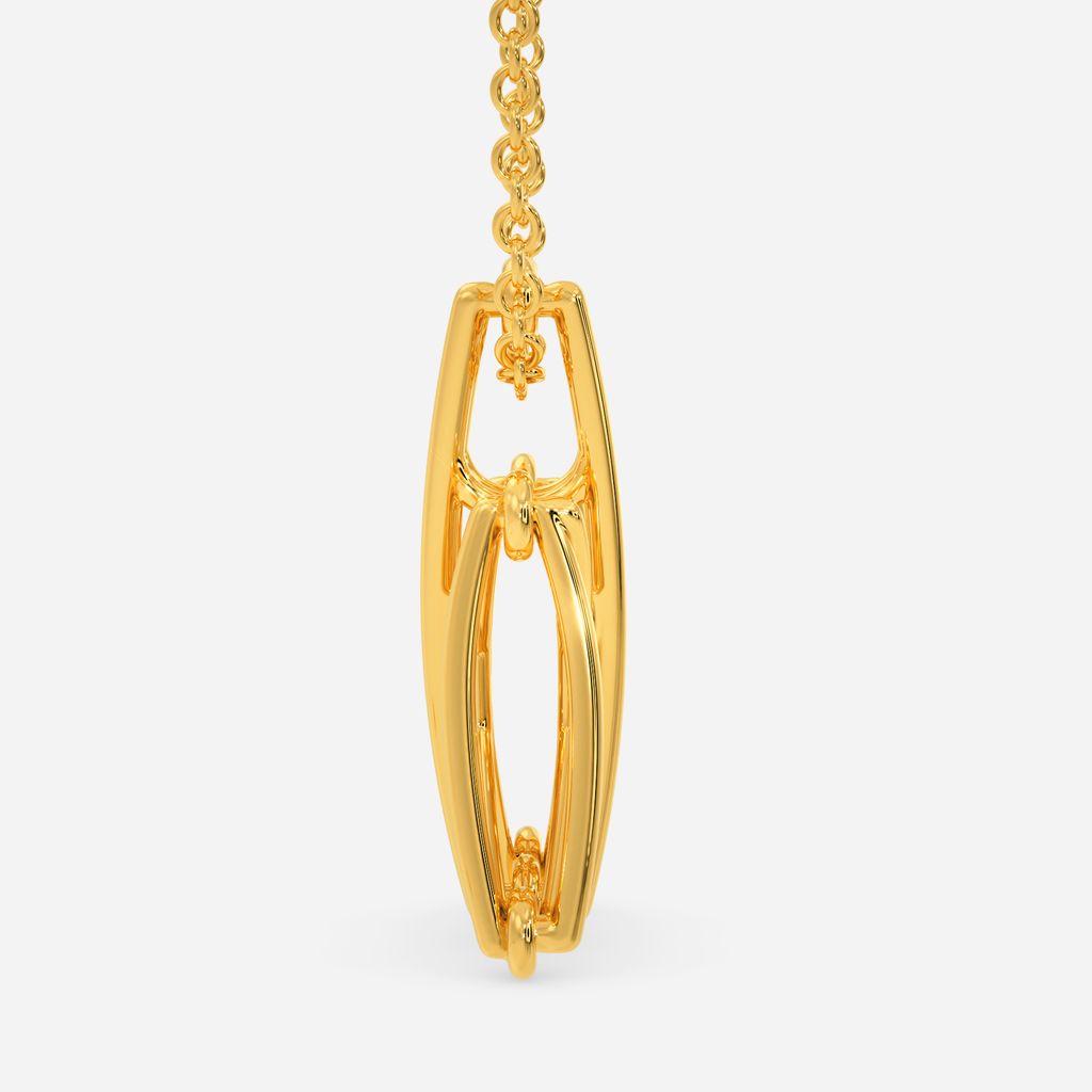 Double Back Lace Gold Pendants