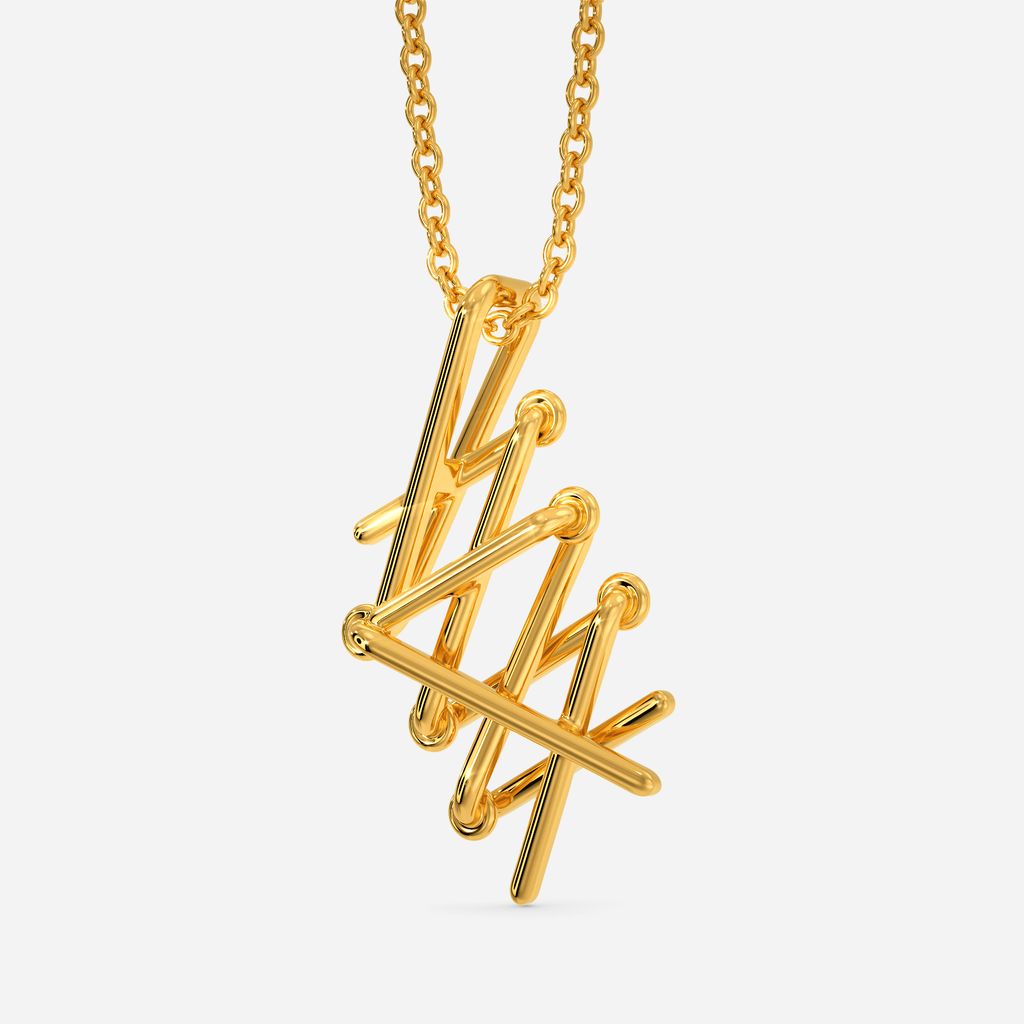 So Lacy Gold Pendants