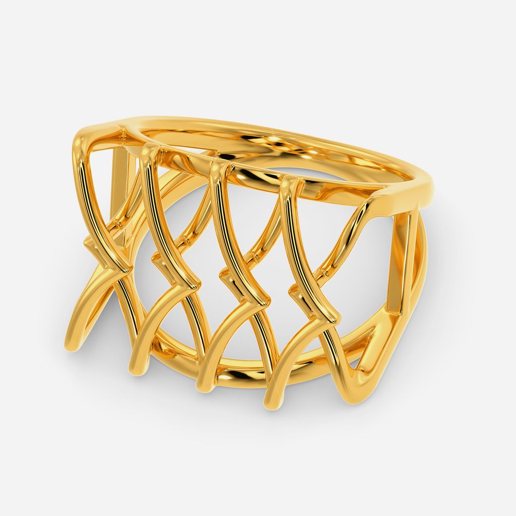 Knotty Lace Gold Rings alternate view 2