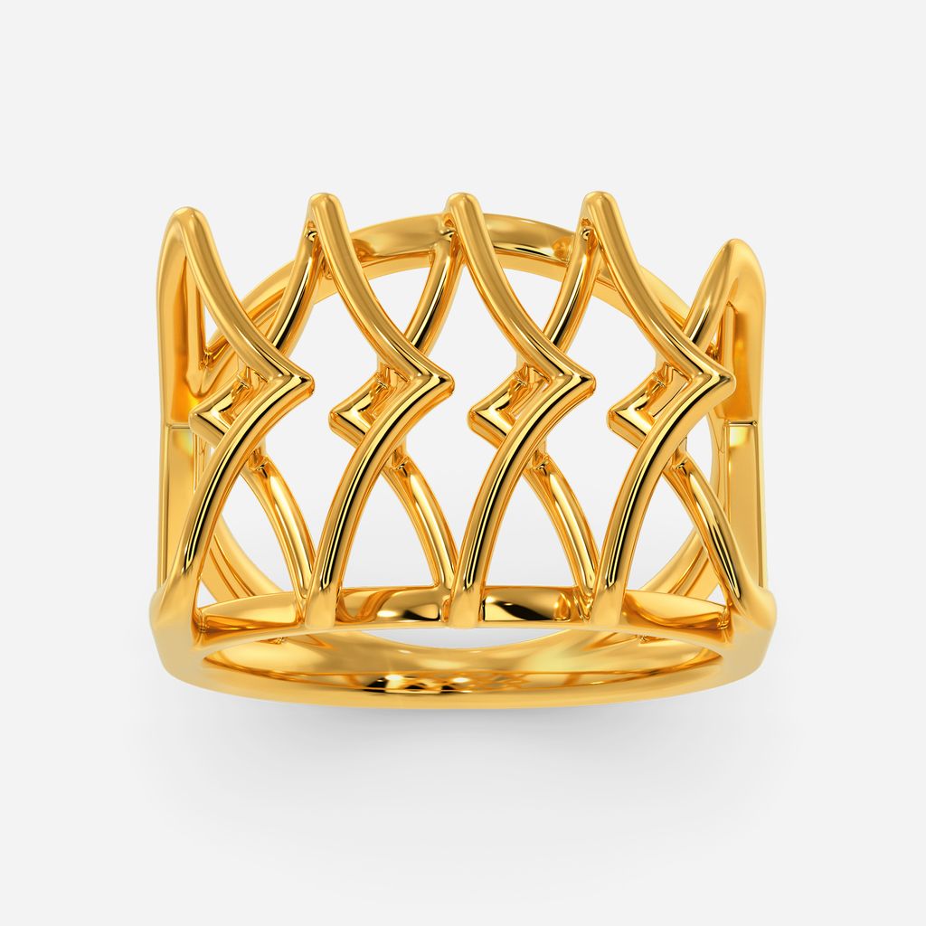 Knotty Lace Gold Rings alternate view 3