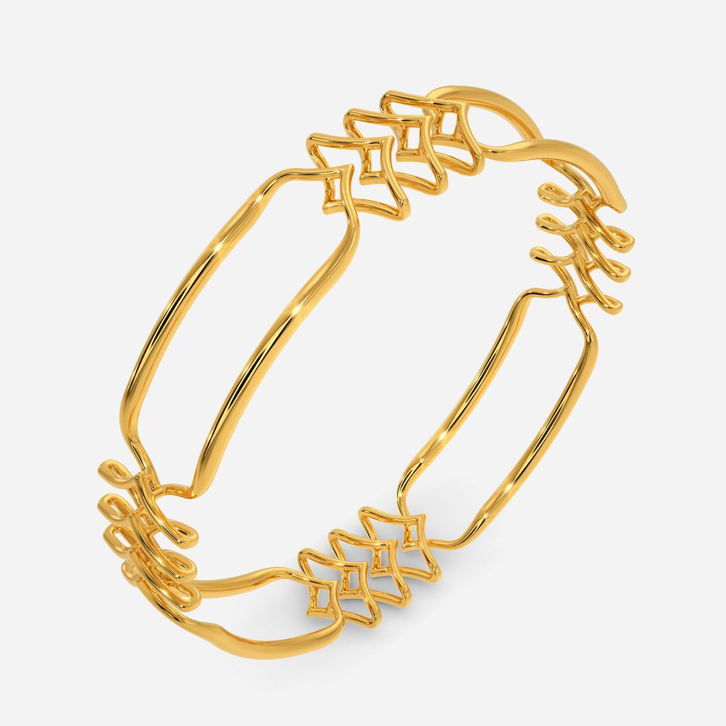 Knotty Lace Gold Bangles