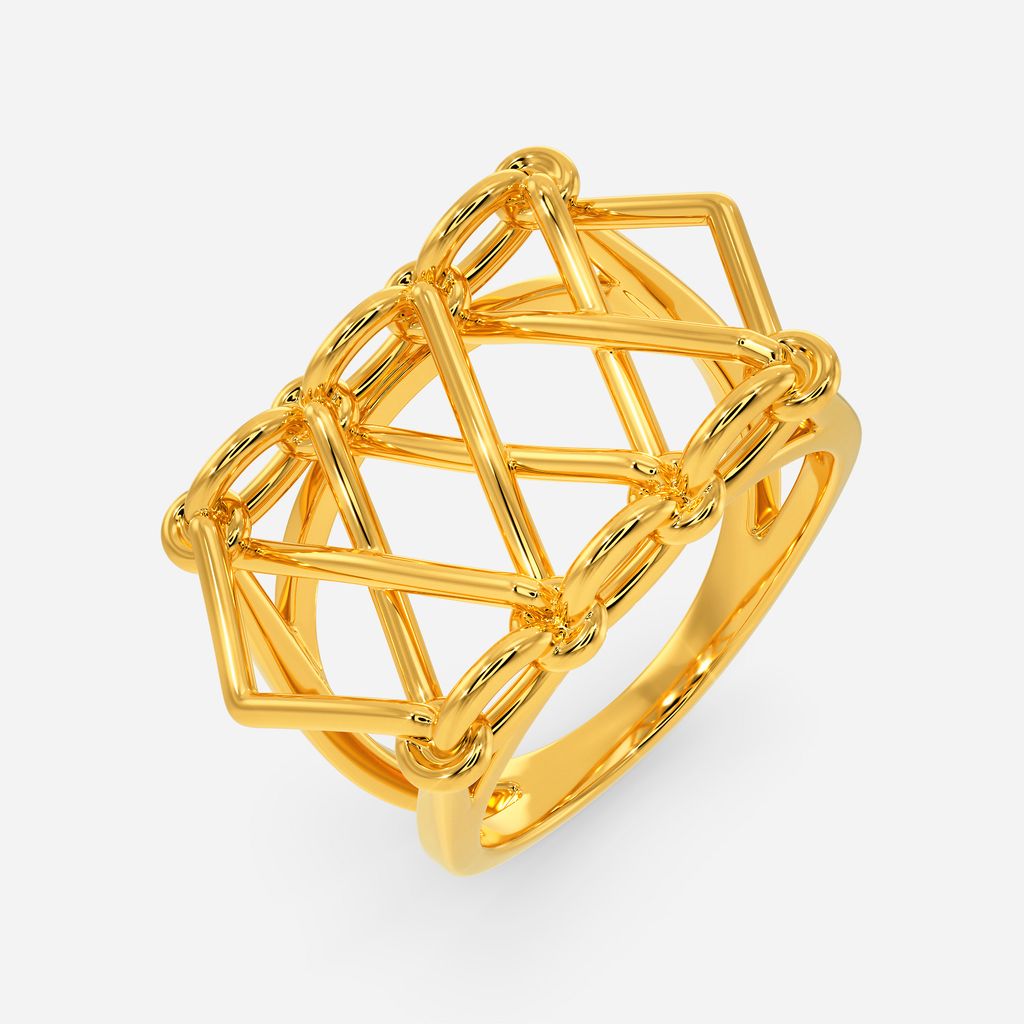Star Lace Gold Rings