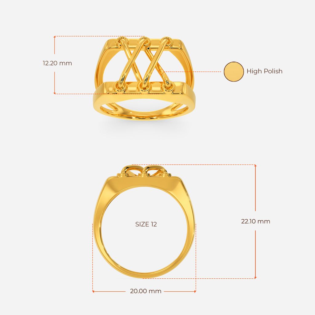 Bohemian Lace Gold Rings image