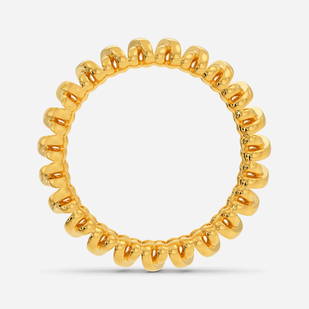 Kriss Kross Lace Gold Rings image