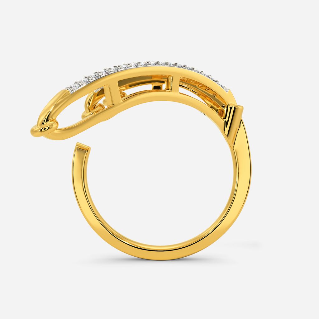 Zippered Lace Diamond Rings image