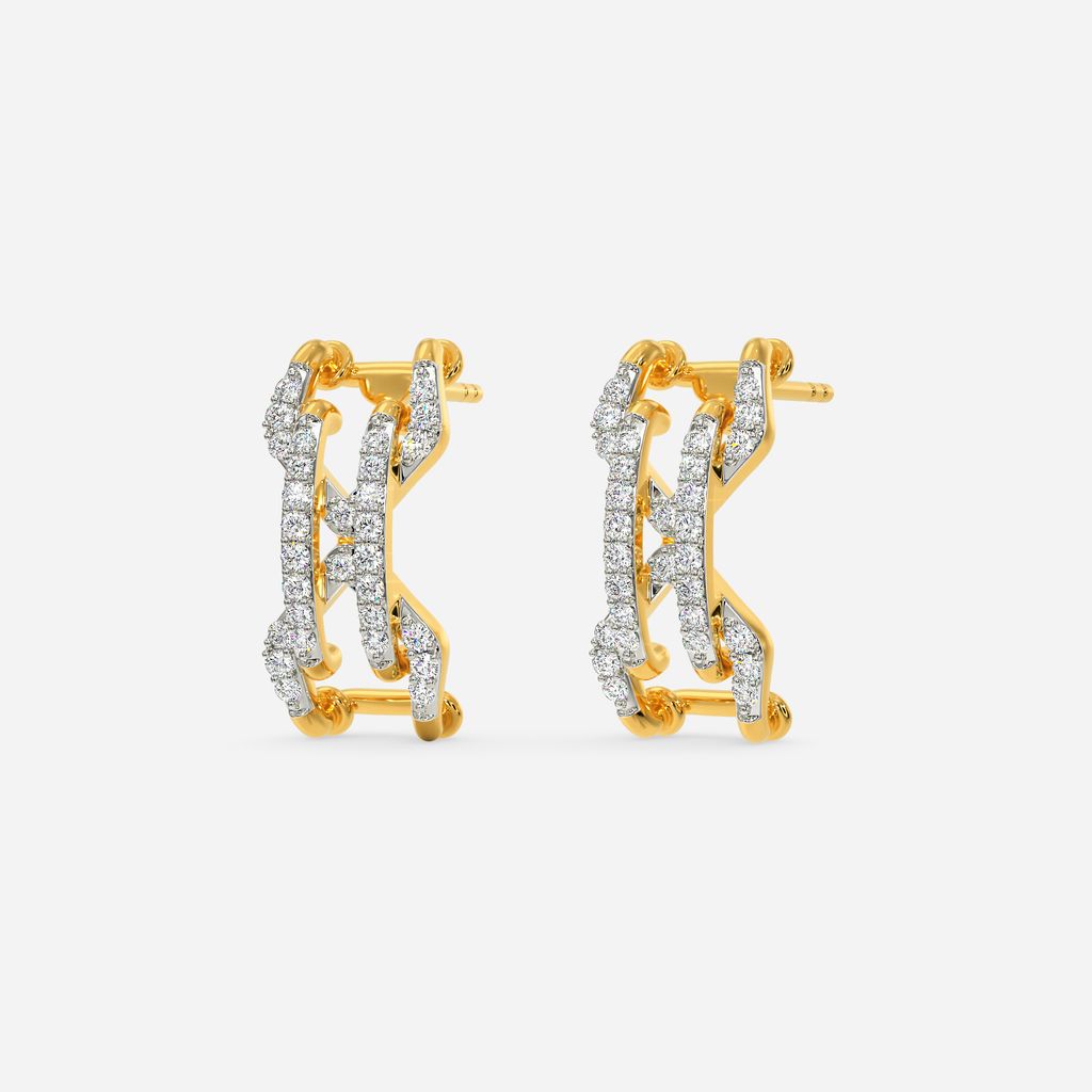 Starburst Lace Diamond Earrings
