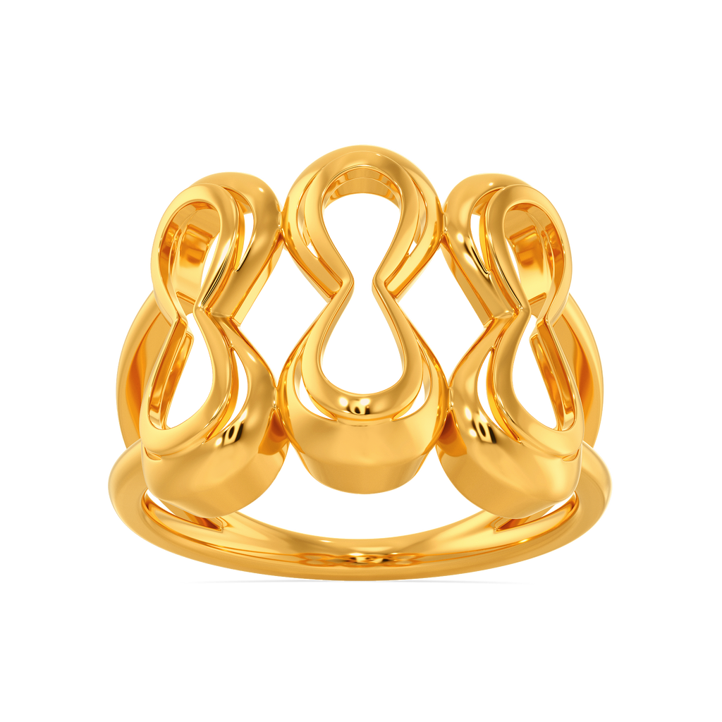 Preppy Layers Gold Rings alternate view 3