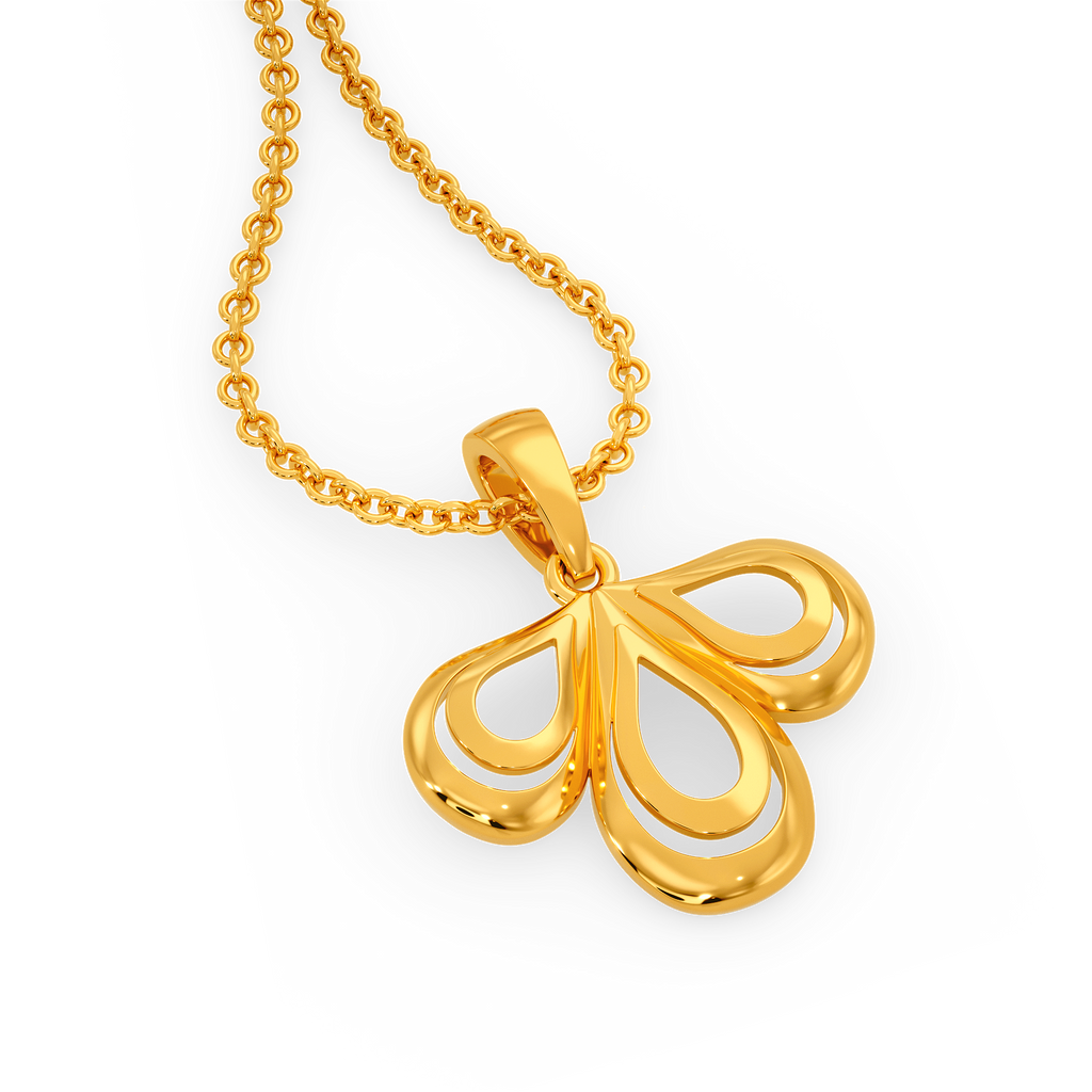 Preppy Layers Gold Pendants