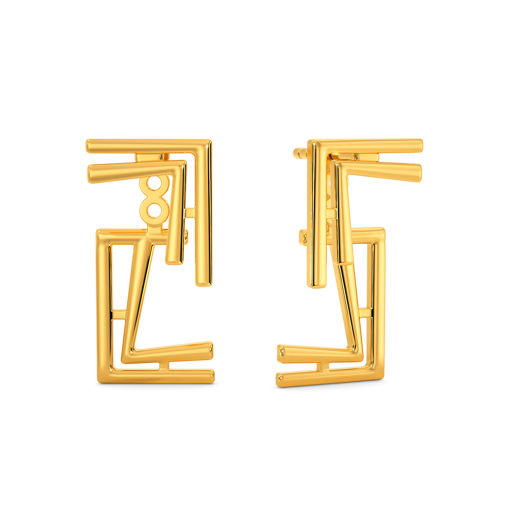 Chic Stacking Gold Earrings