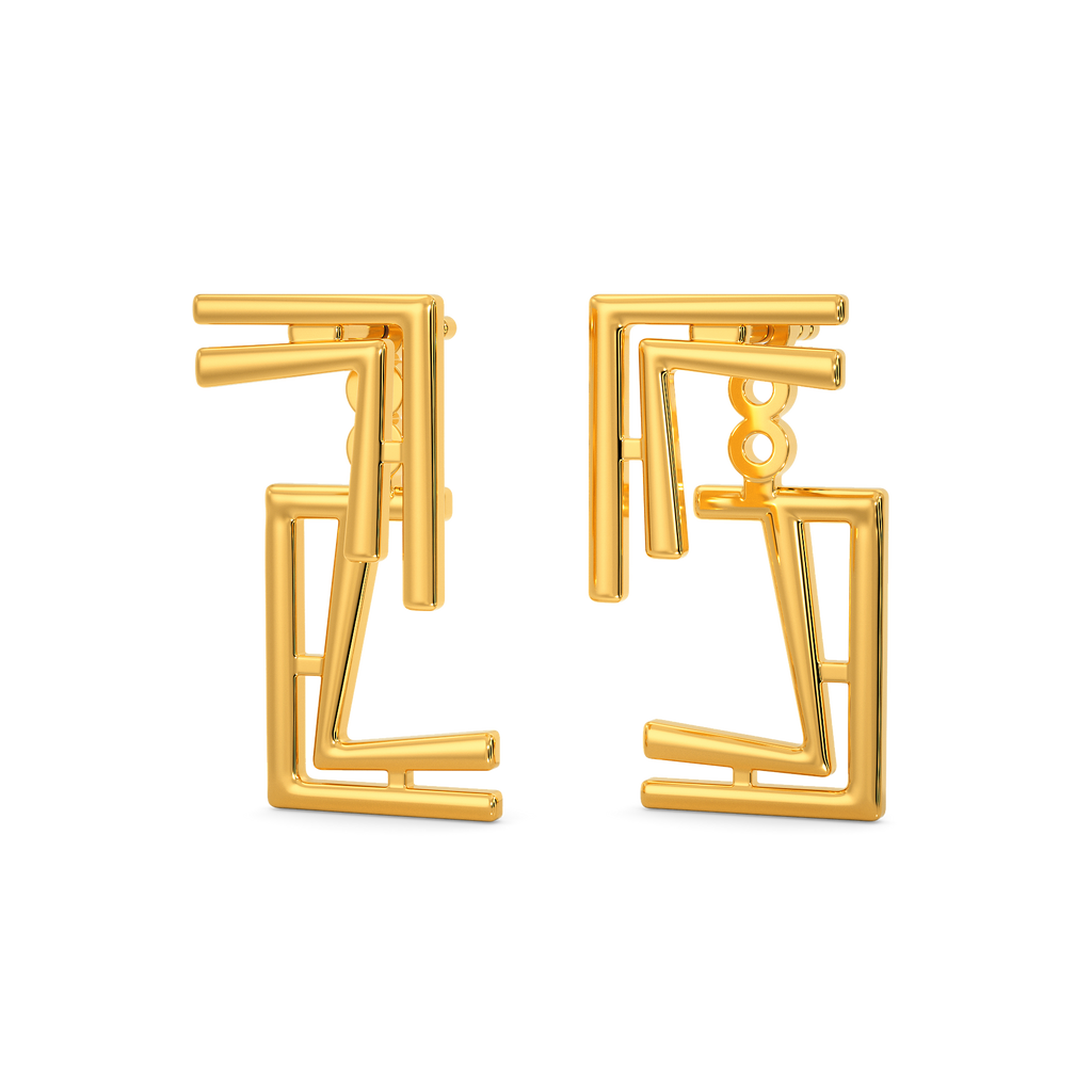 Chic Stacking Gold Earrings