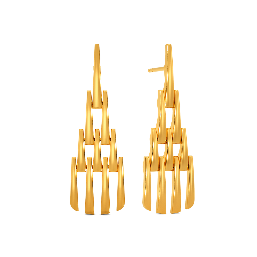 Layer O Layer Gold Earrings