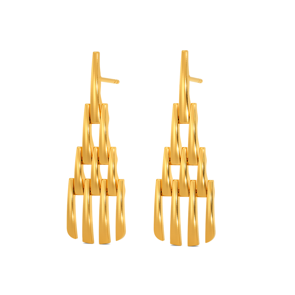 Layer O Layer Gold Earrings