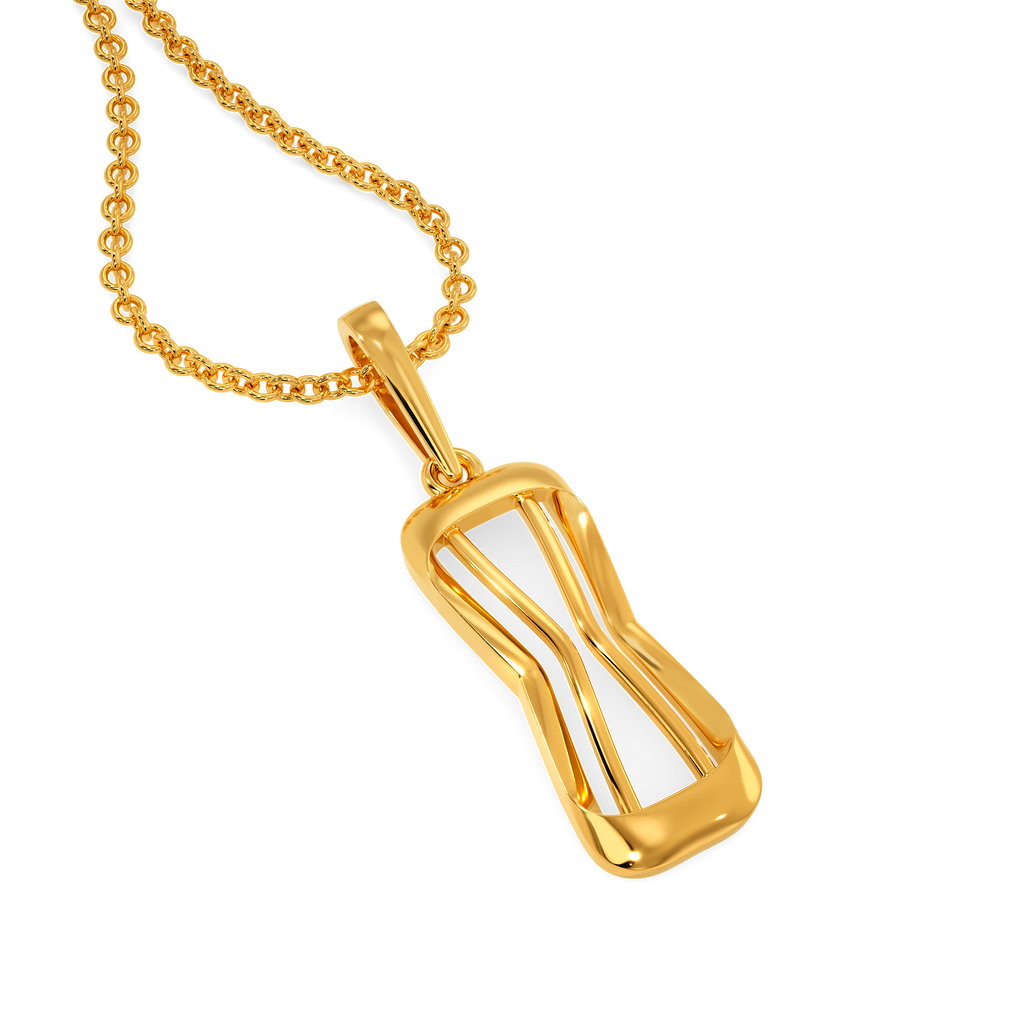 Playful Layers Gold Pendants