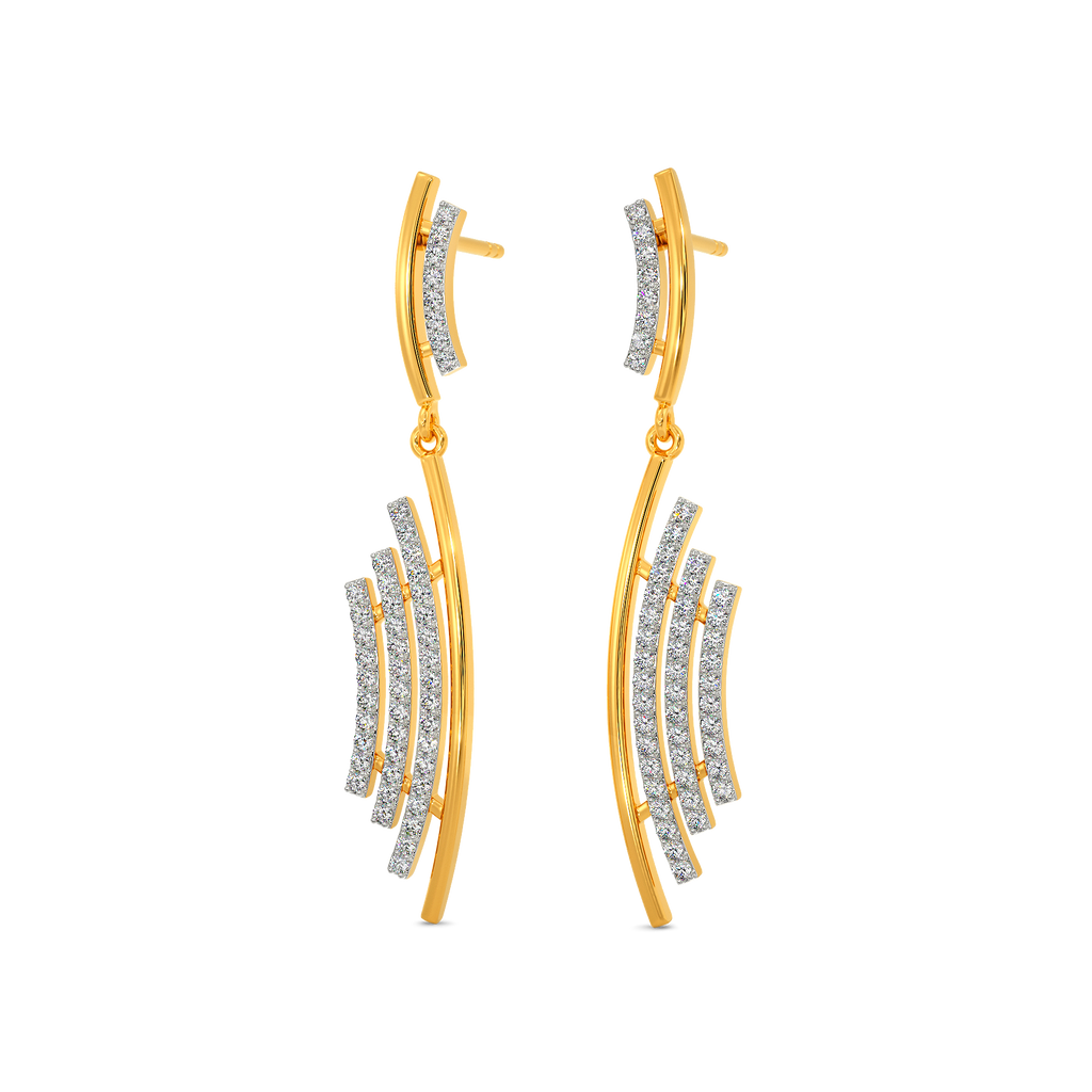 Layer Blink Diamond Earrings