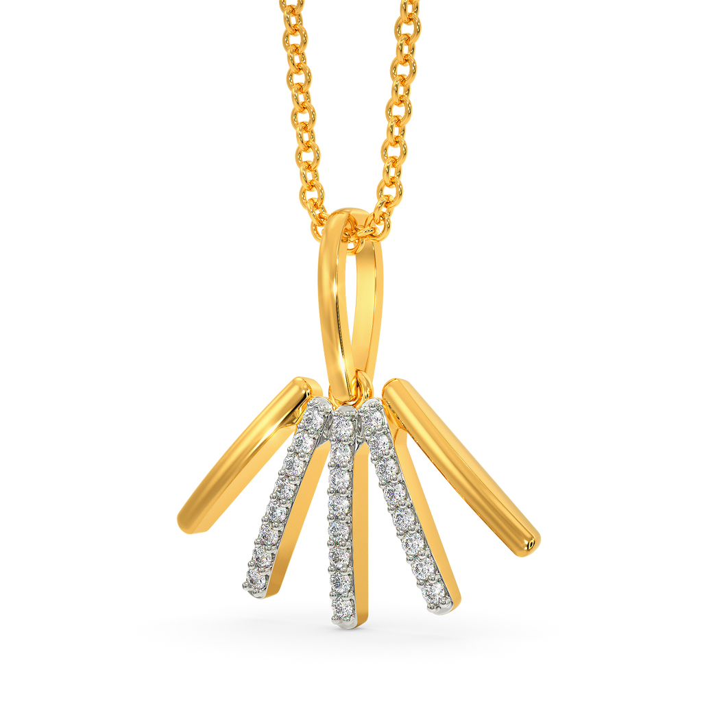 Layer Blink Diamond Pendants
