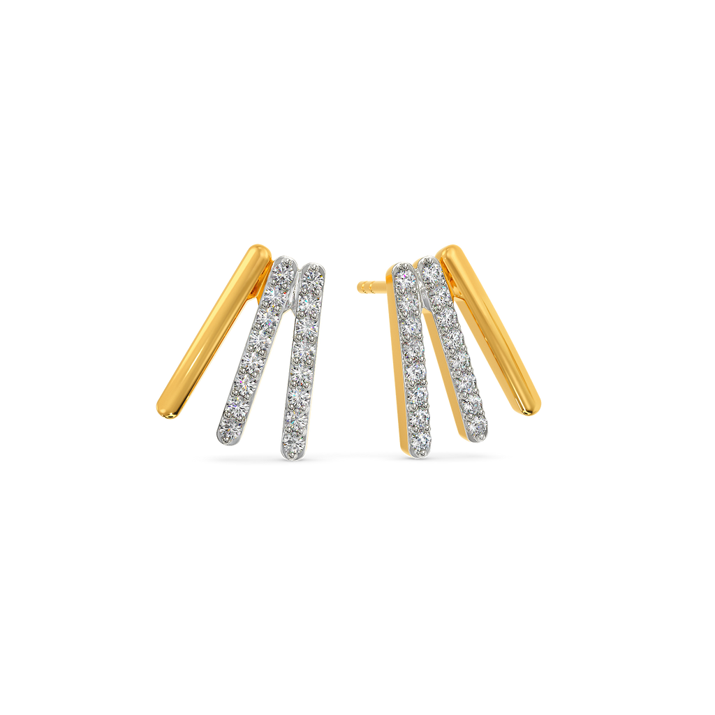 Layer Blink Diamond Earrings