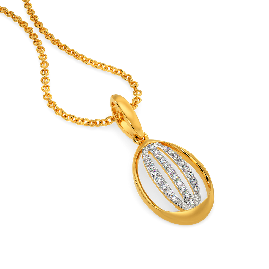 Layers of Quirkiness Diamond Pendants
