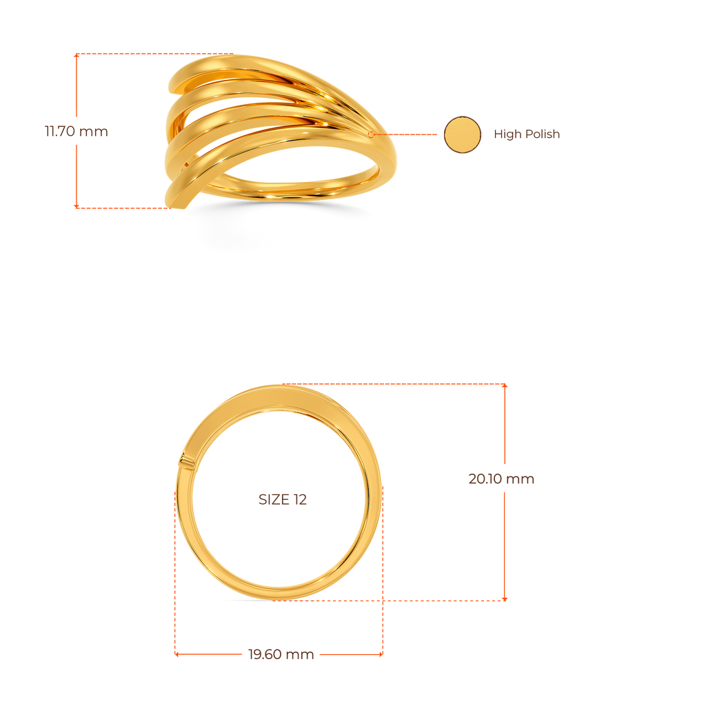 Layers of the Fall Gold Rings image