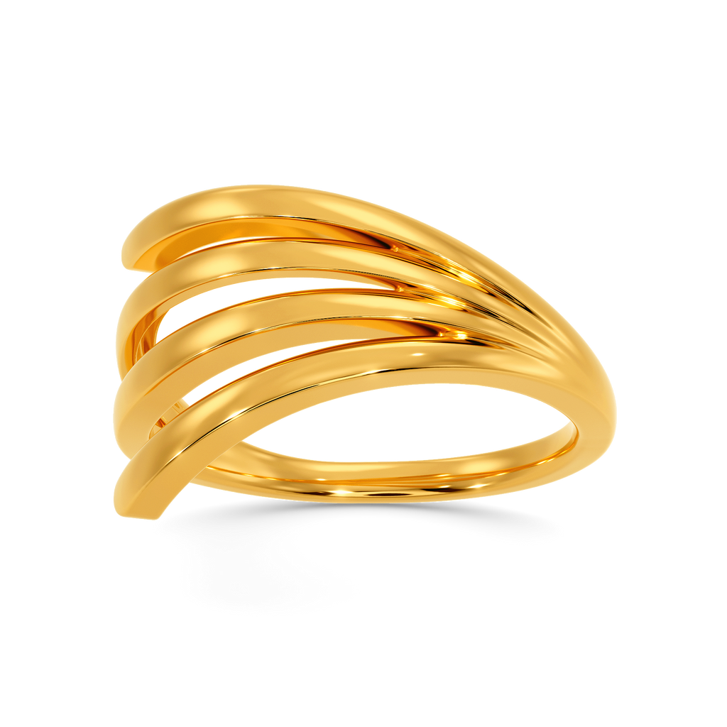 Layers of the Fall Gold Rings alternate view 3