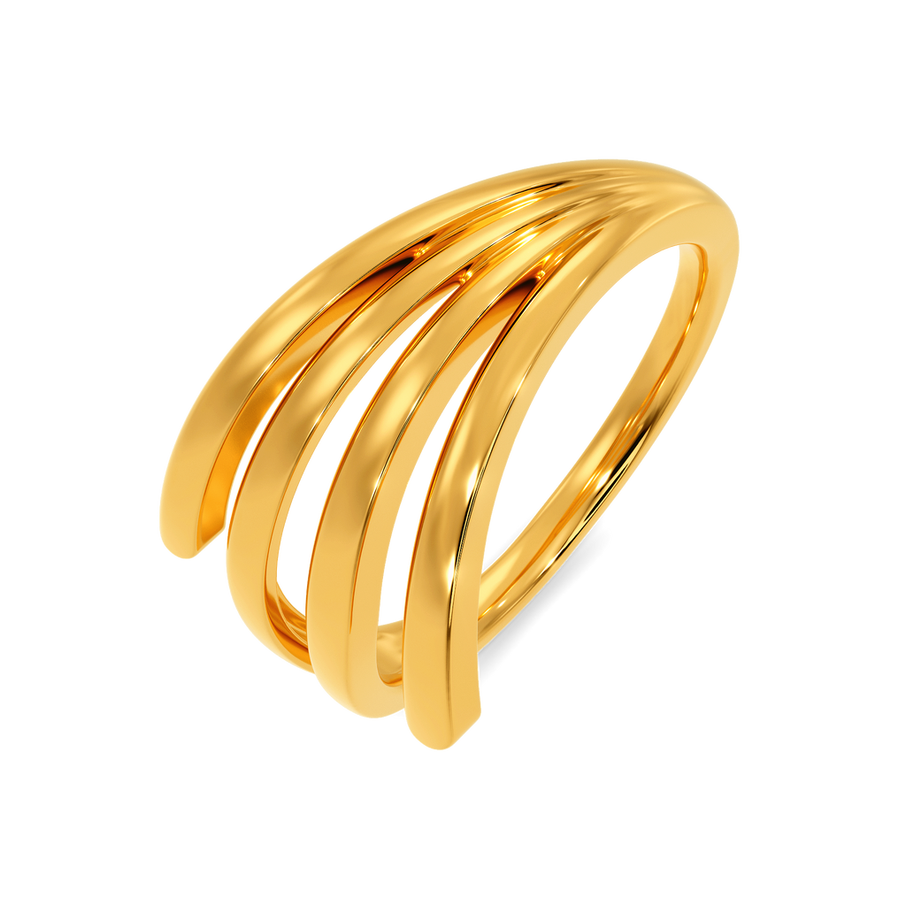 Layers of the Fall Gold Rings