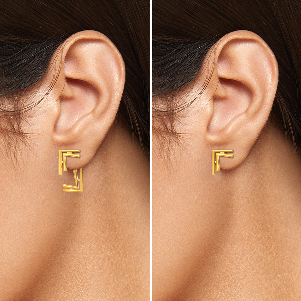 Chic Stacking Gold Earrings