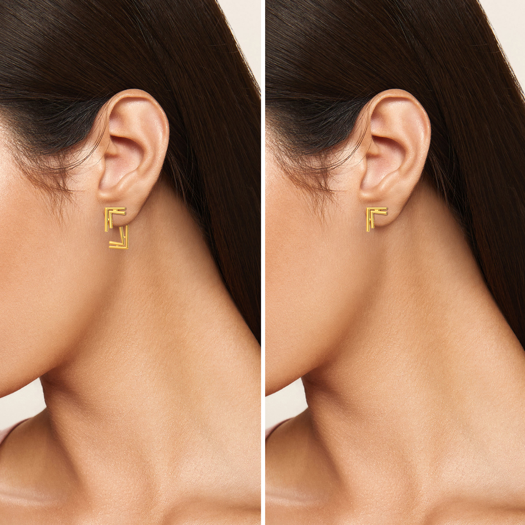Chic Stacking Gold Earrings