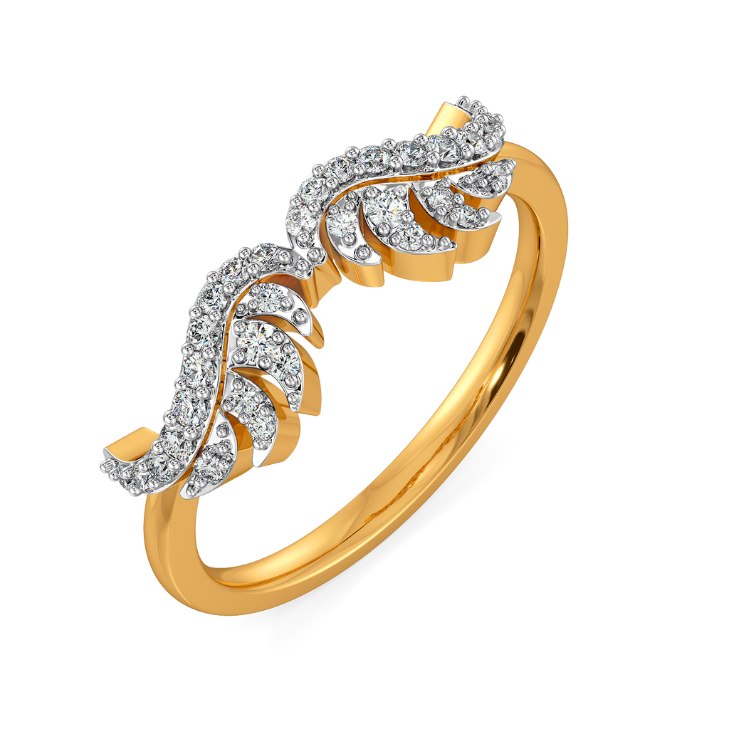 Flapper Girl Diamond Rings