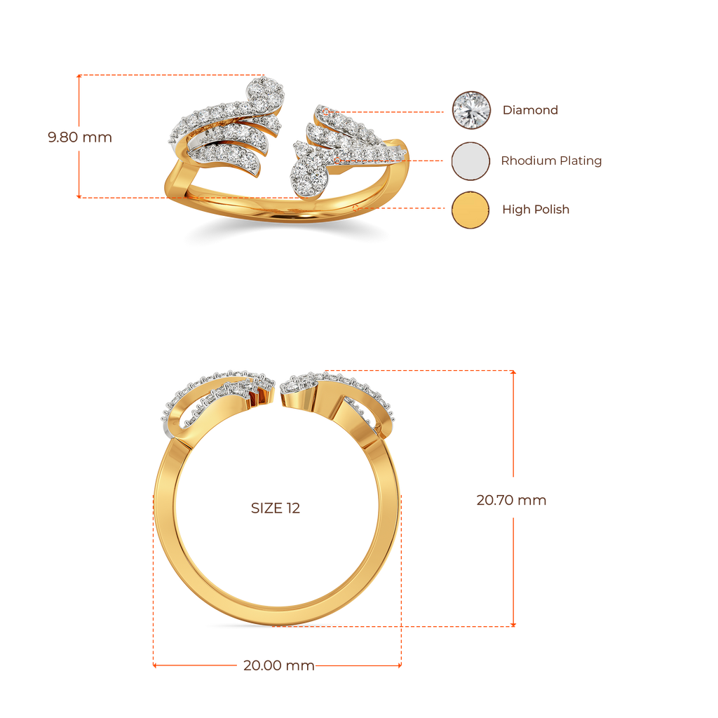 Iconic Flapper  Diamond Rings image