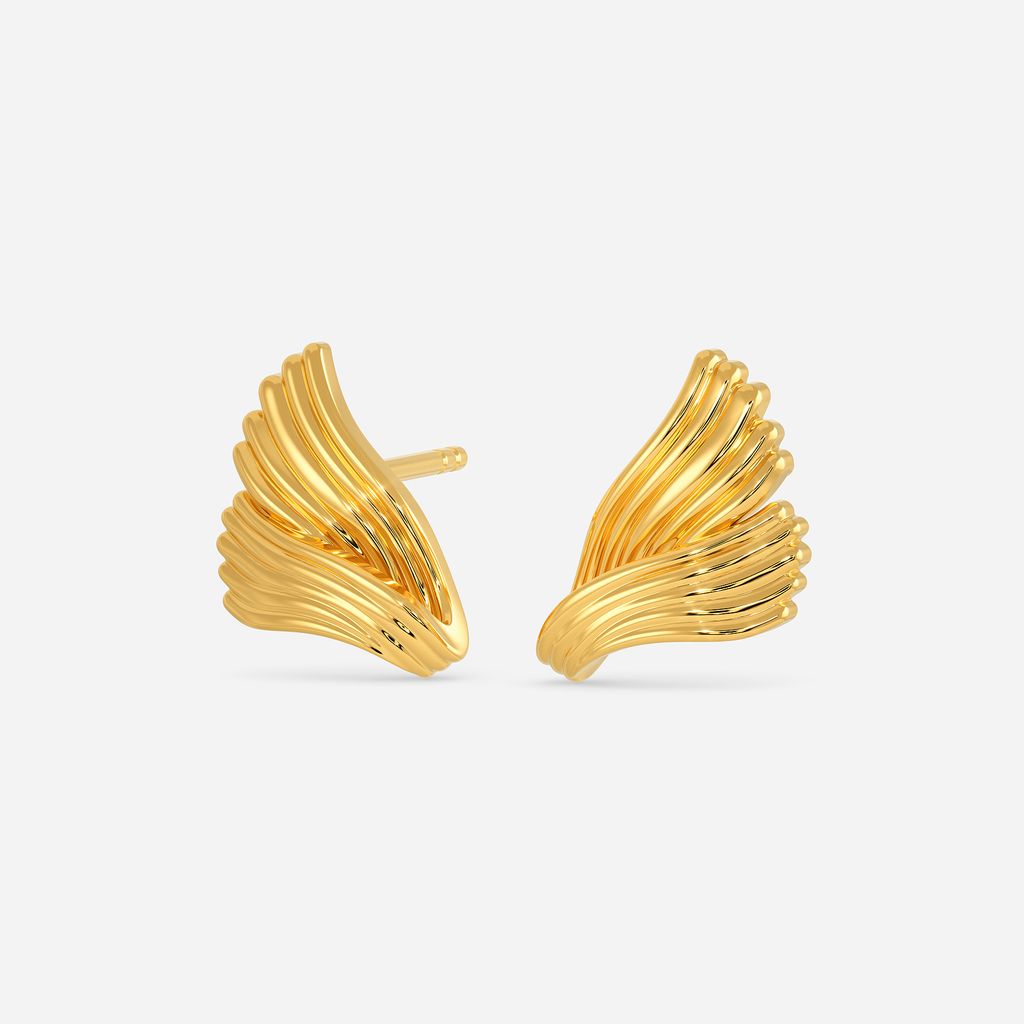 Cocooned Comfort Gold Earrings