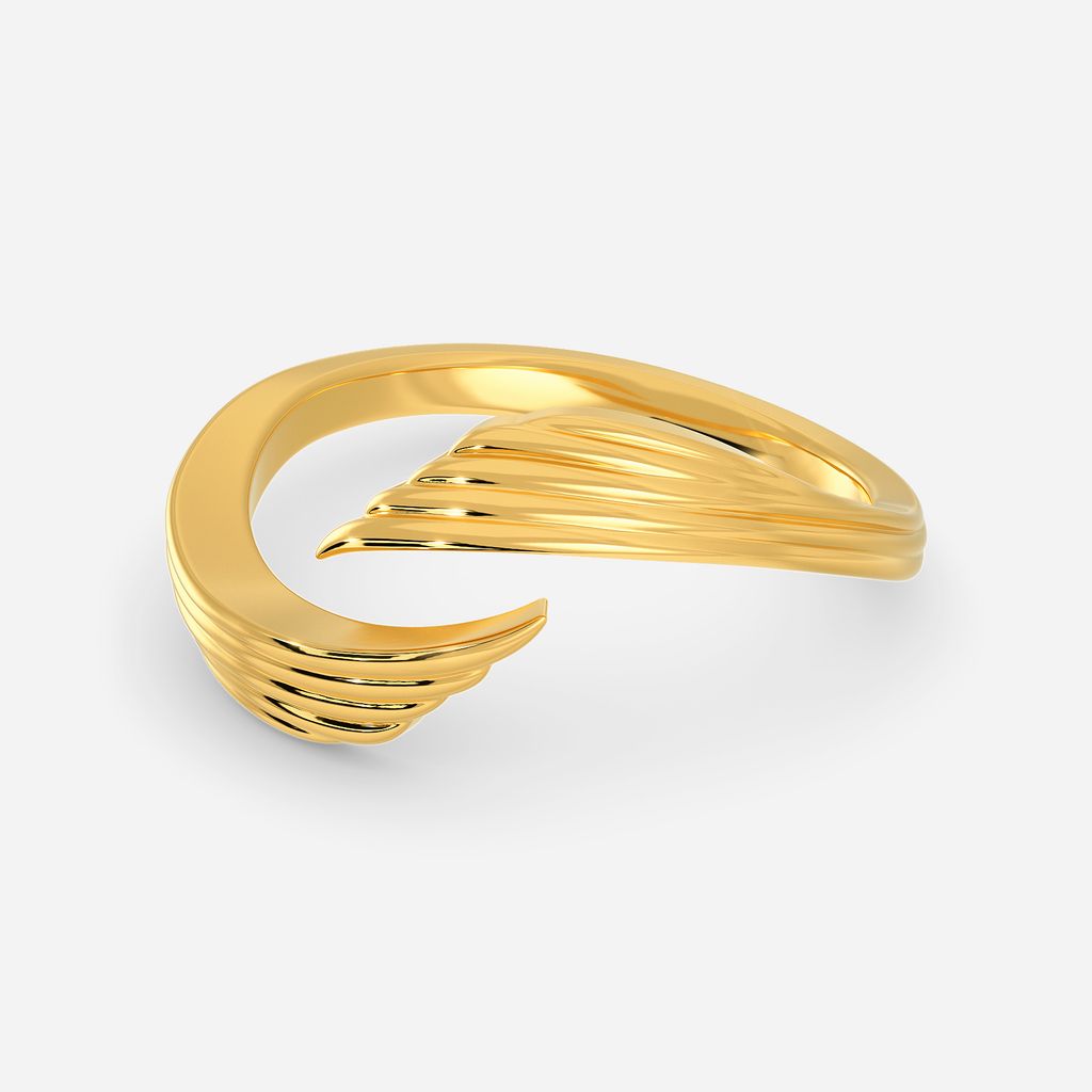 Into the Layers Gold Rings alternate view 2