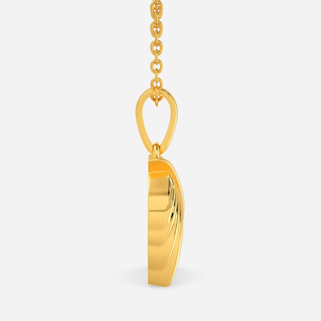 Into the Layers Gold Pendants