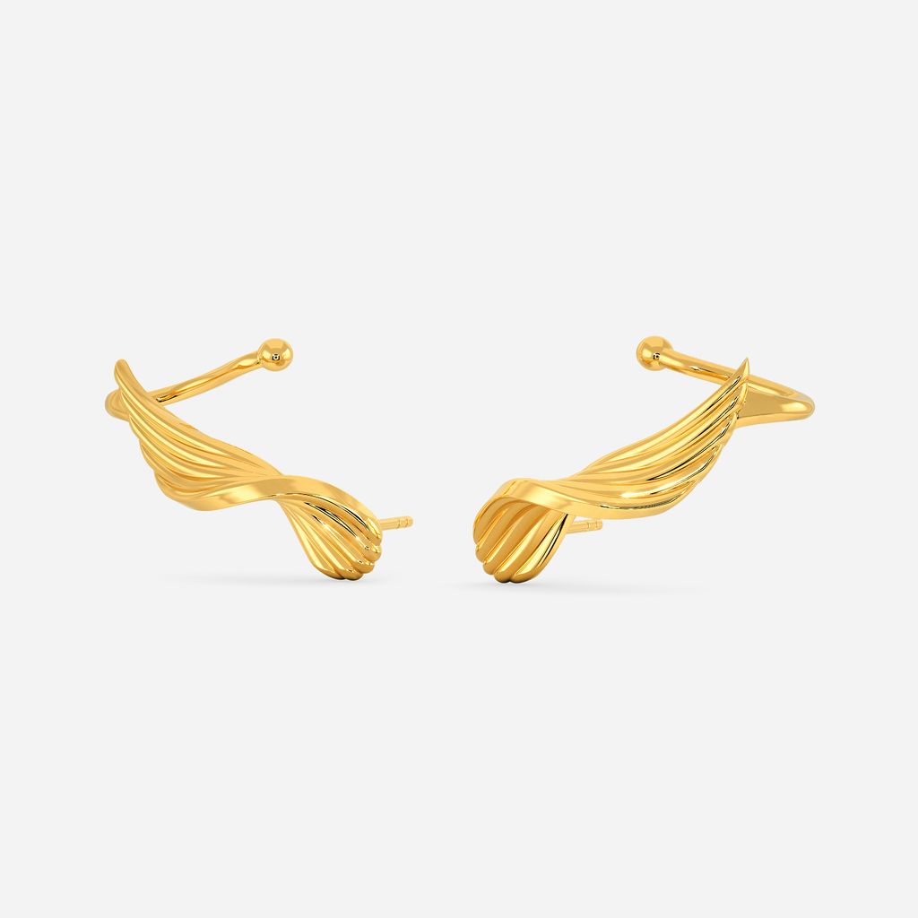 Into the Layers Gold Earrings