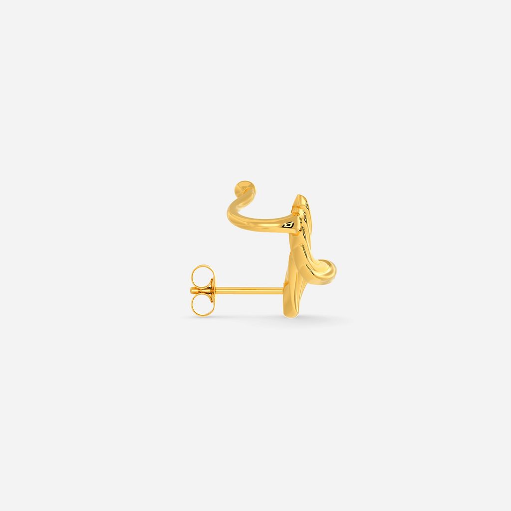 Into the Layers Gold Earrings