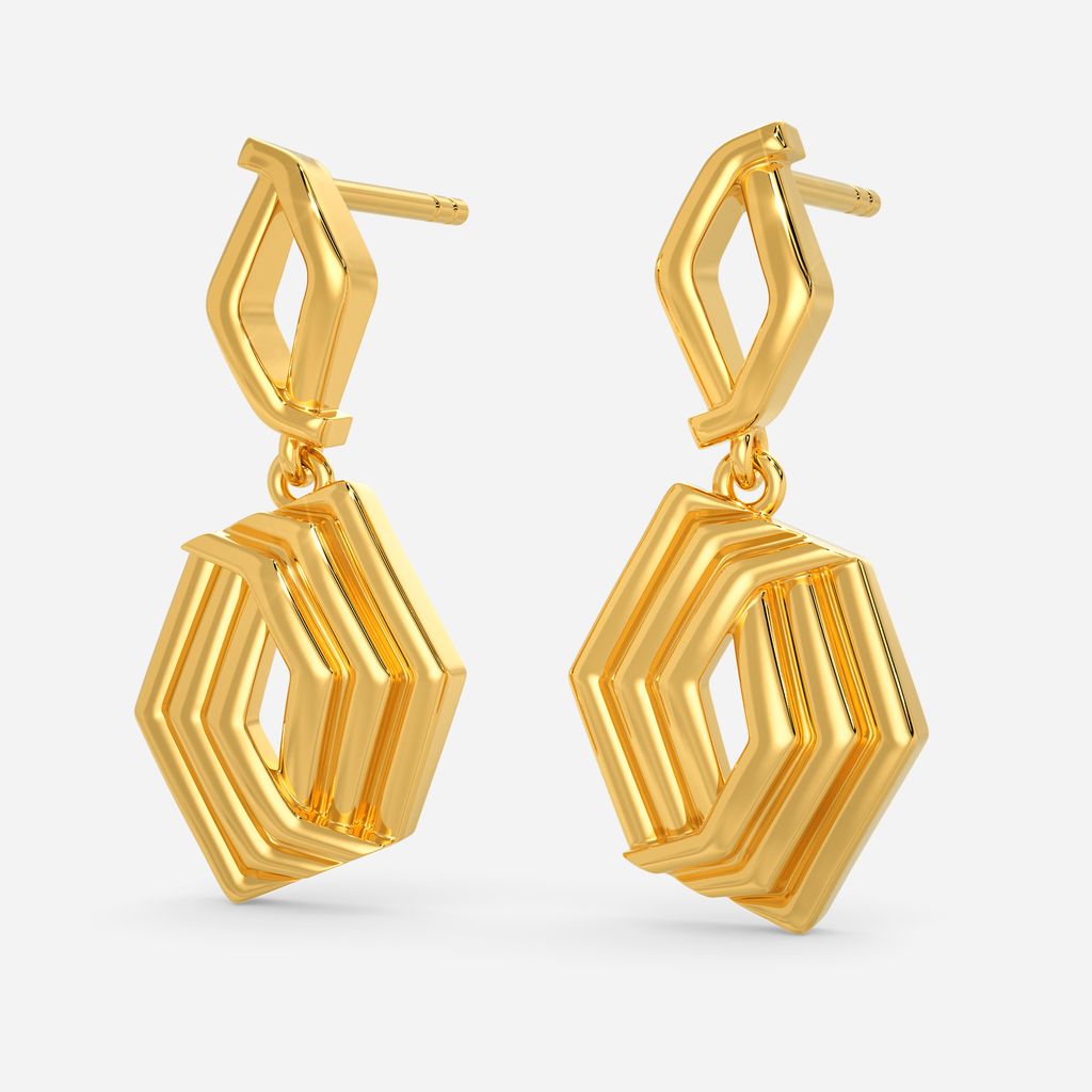 Tucked N Toasty Gold Earrings