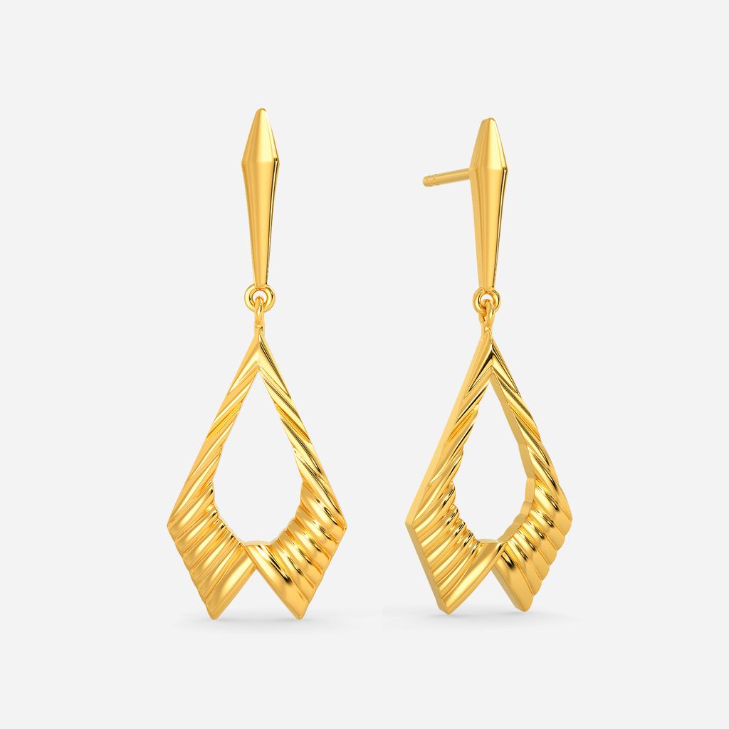 Player in Layer Gold Earrings