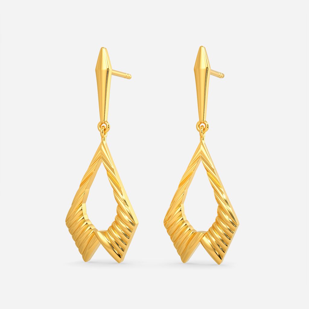 Player in Layer Gold Earrings