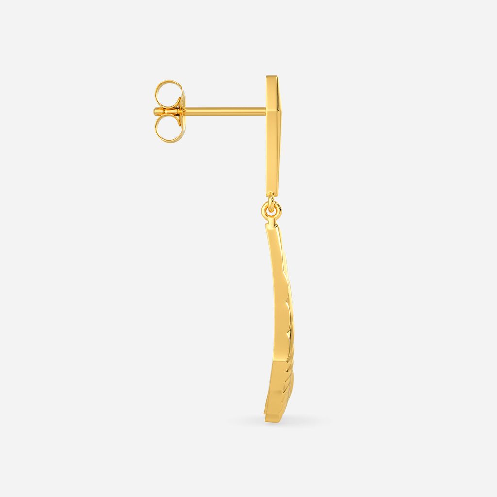 Player in Layer Gold Earrings