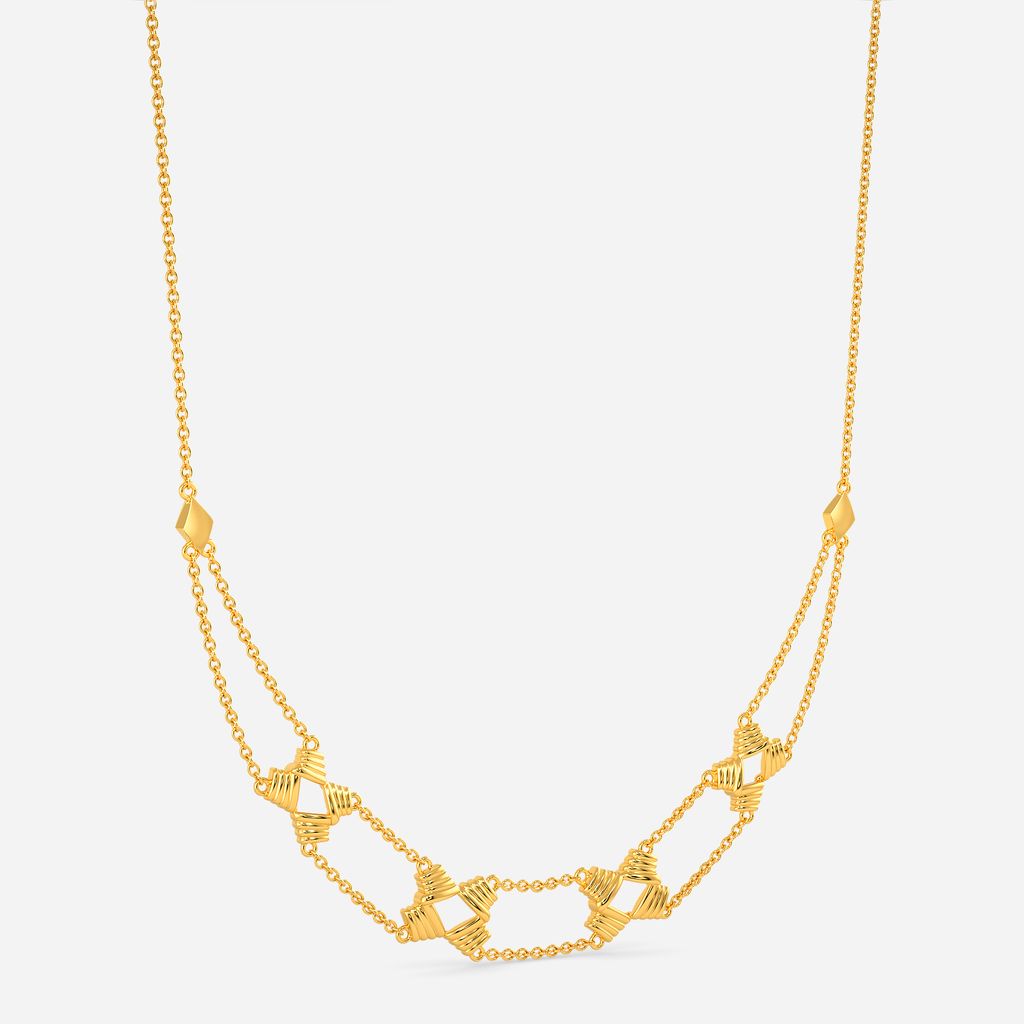 Player in Layer Gold Necklaces