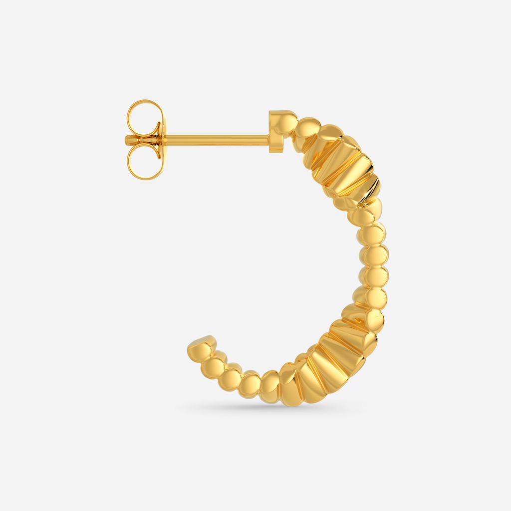 Tiered Tryst Gold Earrings