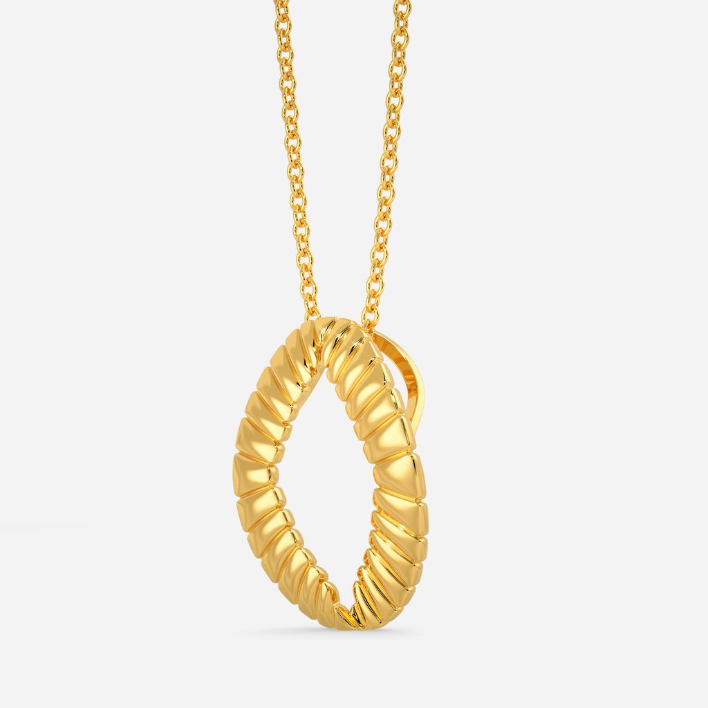 Tiered Tryst Gold Pendants